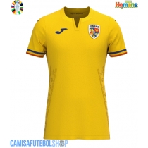 Camisa de time de futebol Romênia Replicas 1º Equipamento Europeu 2024 Manga Curta